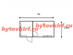 Объект для Физические лица - Вагончик-бытовка 5м - торговый павильон